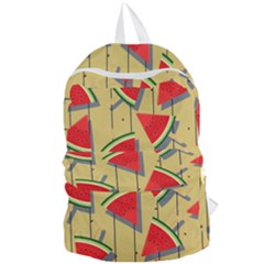 Pastel Watermelon Popsicle Foldable Lightweight Backpack