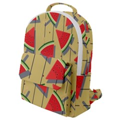 Pastel Watermelon Popsicle Flap Pocket Backpack (Small)