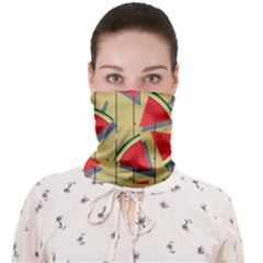 Pastel Watermelon Popsicle Face Covering Bandana (Adult)