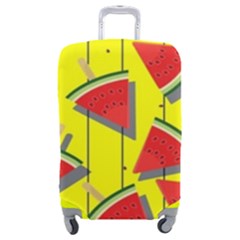 Yellow Watermelon Popsicle  Luggage Cover (medium) by ConteMonfrey