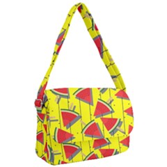 Yellow Watermelon Popsicle  Courier Bag by ConteMonfrey