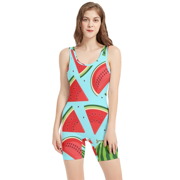 Blue Watermelon Women s Wrestling Singlet