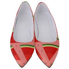 Red Watermelon  Women s Low Heels by ConteMonfrey