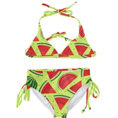 Pastel Watermelon   Kids  Classic Bikini Set by ConteMonfrey