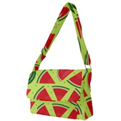 Pastel Watermelon   Full Print Messenger Bag (l) by ConteMonfrey