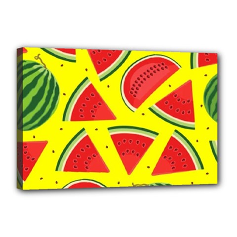 Yellow Watermelon   Canvas 18  X 12  (stretched) by ConteMonfrey