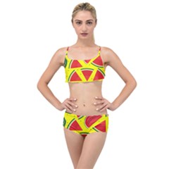 Yellow Watermelon   Layered Top Bikini Set by ConteMonfrey