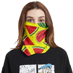 Yellow Watermelon   Face Covering Bandana (two Sides) by ConteMonfrey