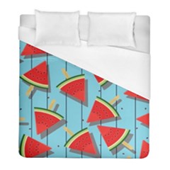 Blue Watermelon Popsicle  Duvet Cover (full/ Double Size) by ConteMonfrey