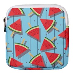 Blue Watermelon Popsicle  Mini Square Pouch by ConteMonfrey