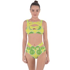 Yellow Lemonade  Bandaged Up Bikini Set  by ConteMonfrey