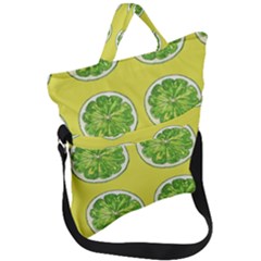 Yellow Lemonade  Fold Over Handle Tote Bag by ConteMonfrey