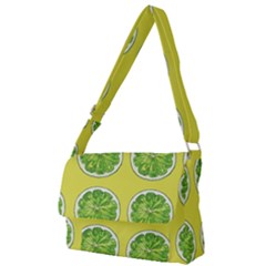 Yellow Lemonade  Full Print Messenger Bag (l) by ConteMonfrey
