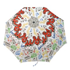 Music-color-elements Folding Umbrellas
