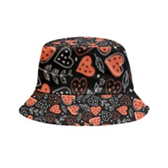 Seamless-vector-pattern-with-watermelons-hearts-mint Inside Out Bucket Hat