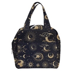 Asian-set-with-clouds-moon-sun-stars-vector-collection-oriental-chinese-japanese-korean-style Boxy Hand Bag by Wegoenart
