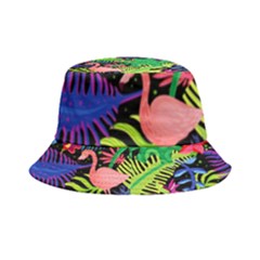 Tropical-exotic-colors-seamless-pattern Inside Out Bucket Hat by Wegoenart