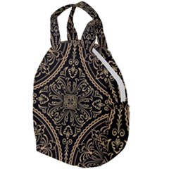 Zentangle-styled-ornament-pattern Travel Backpacks by Wegoenart