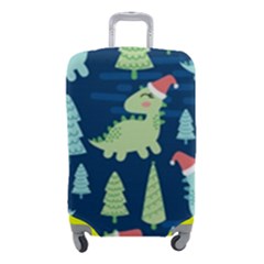 Cute-dinosaurs-animal-seamless-pattern-doodle-dino-winter-theme Luggage Cover (small) by Wegoenart