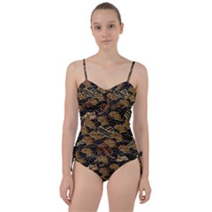 Oriental-traditional-seamless-pattern Sweetheart Tankini Set by Wegoenart