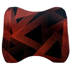 Stippled-seamless-pattern-abstract Velour Head Support Cushion by Wegoenart