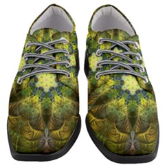 Fractal Fantasy Design Background Women Heeled Oxford Shoes by Wegoenart