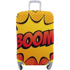 Explosion Boom Pop Art Style Luggage Cover (large) by Wegoenart