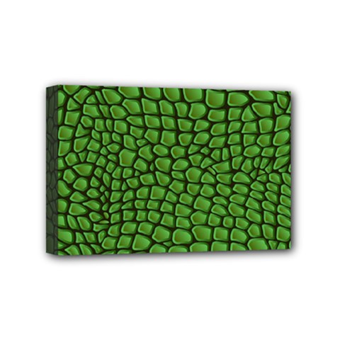 Seamless Pattern Crocodile Leather Mini Canvas 6  X 4  (stretched) by Wegoenart
