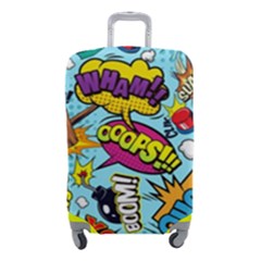 Comic Elements Colorful Seamless Pattern Luggage Cover (small) by Wegoenart