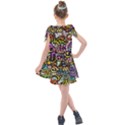 Graffiti Word Seamless Pattern Kids  Tie Up Tunic Dress View2