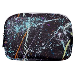 Abstract Colorful Texture Make Up Pouch (small) by Wegoenart