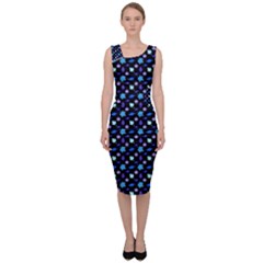 Electric Autumn  Sleeveless Pencil Dress by ConteMonfrey