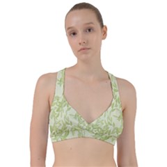 Watercolor Leaves On The Wall  Sweetheart Sports Bra by ConteMonfrey