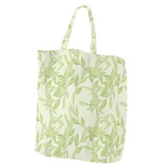 Watercolor Leaves On The Wall  Giant Grocery Tote by ConteMonfrey