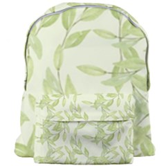 Watercolor Leaves On The Wall  Giant Full Print Backpack by ConteMonfrey