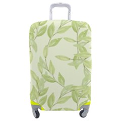 Watercolor Leaves On The Wall  Luggage Cover (medium) by ConteMonfrey