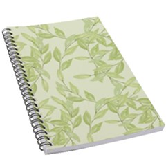 Watercolor Leaves On The Wall  5 5  X 8 5  Notebook by ConteMonfrey