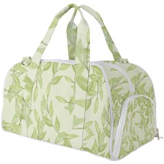 Watercolor Leaves On The Wall  Burner Gym Duffel Bag by ConteMonfrey