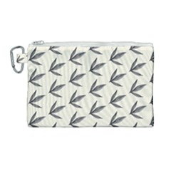 Minimalist Leaves Canvas Cosmetic Bag (large)