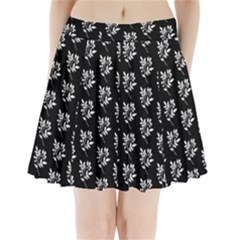 Sign Of Spring Leaves Pleated Mini Skirt by ConteMonfrey