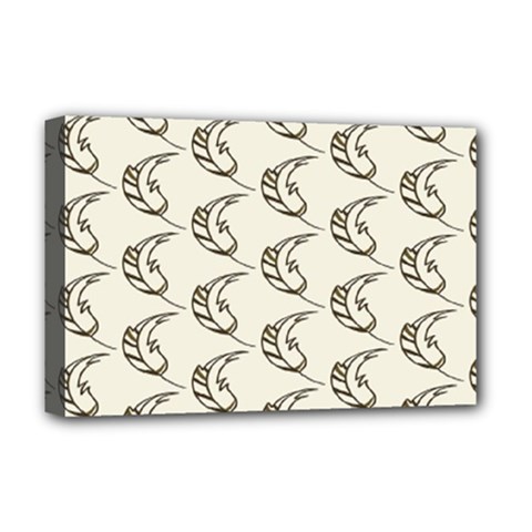 Cute Leaves Draw Deluxe Canvas 18  X 12  (stretched) by ConteMonfrey