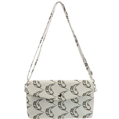 Cute Leaves Draw Removable Strap Clutch Bag by ConteMonfrey