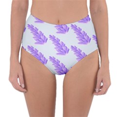 Cute Lavanda Blue Reversible High-waist Bikini Bottoms by ConteMonfrey