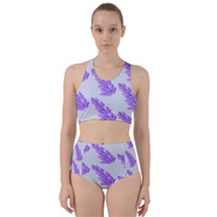 Cute Lavanda Blue Racer Back Bikini Set by ConteMonfrey