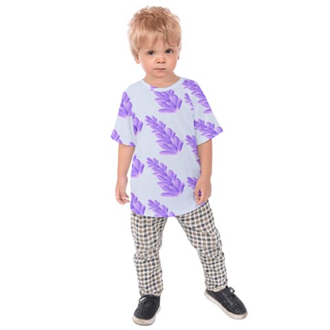 Cute Lavanda Blue Kids  Raglan Tee by ConteMonfrey