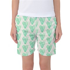 Watercolor Seaweed Women s Basketball Shorts by ConteMonfrey