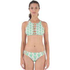 Watercolor Seaweed Perfectly Cut Out Bikini Set by ConteMonfrey
