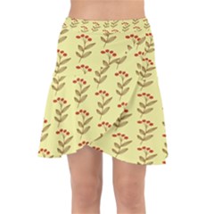 Yellow Fresh Spring Hope Wrap Front Skirt by ConteMonfrey