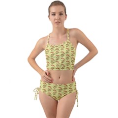 Yellow Fresh Spring Hope Mini Tank Bikini Set by ConteMonfrey