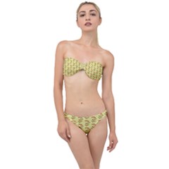 Yellow Fresh Spring Hope Classic Bandeau Bikini Set by ConteMonfrey